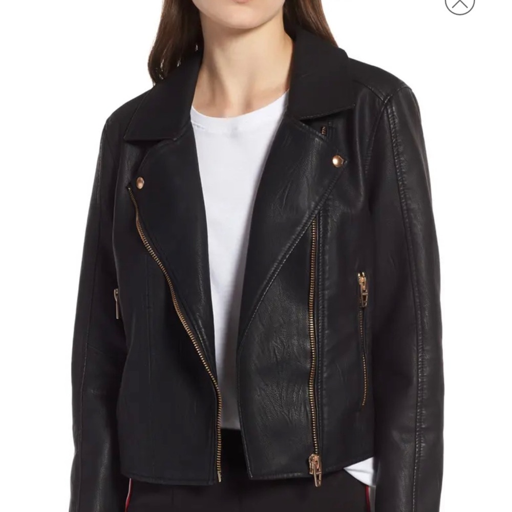 Women’s Blank NYC faux leather Moto jacket XL